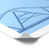 ワイルドライドローラーコースターバイサンドラボイントン ポスター (角)