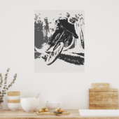 ワイルドライド！- BMXレーサー ポスター (キッチン)