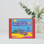 ワイルドライフの誕生会パーティー ポストカード (スタンド正面)