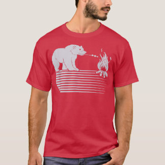 ワイルドライフアイロニックスベアーグリリング自然林  Tシャツ