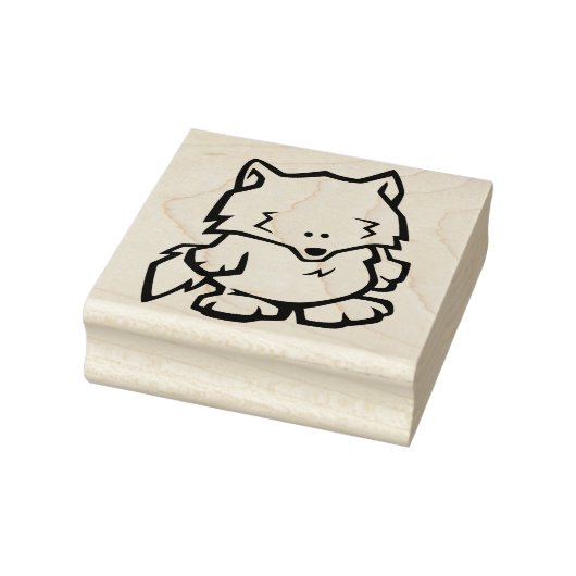 ワイルドライフウルフウッドアートスタンプ ラバースタンプ (スタンプ)