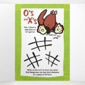 ワイルドライフカナロパズルグリーティングカードトリフォールド 三つ折りクリスマスカード (内部中)