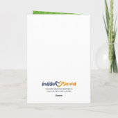 ワイルドライフカンガルーパズルグリーティングカード カード (裏面)