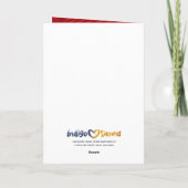 ワイルドライフキリンパズルグリーティングカード カード (裏面)