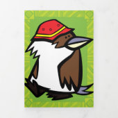 ワイルドライフコカブラパズルグリーティングカードトリフォールド 三つ折りクリスマスカード (カバー)