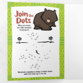 ワイルドライフコカブラパズルグリーティングカードトリフォールド 三つ折りクリスマスカード (内部最初)