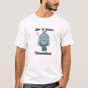 ワイルドライフシーアニマルキュートマナ自然 Tシャツ