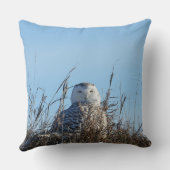 ワイルドライフスノーフクロウ装飾用クッション クッション (裏面)