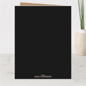 ワイルドライフチルドベアークリスマスクリスマスヴィンテージホリデー カード (裏面)