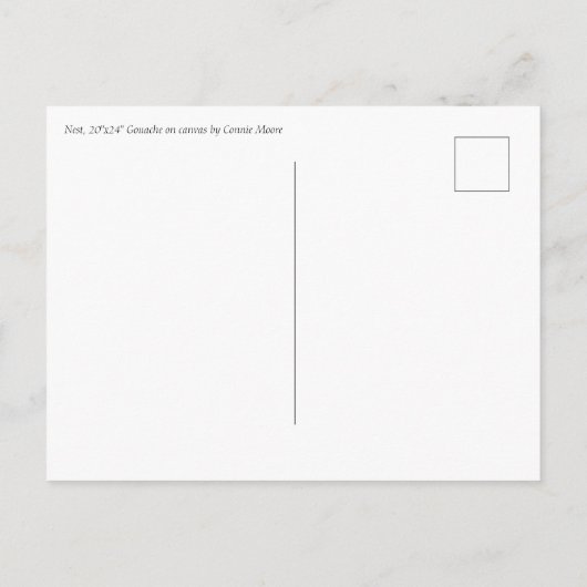 ワイルドライフネストアート ポストカード (裏面)