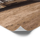 ワイルドライフパークのゼブラサファリツアートラック ポスター (角)