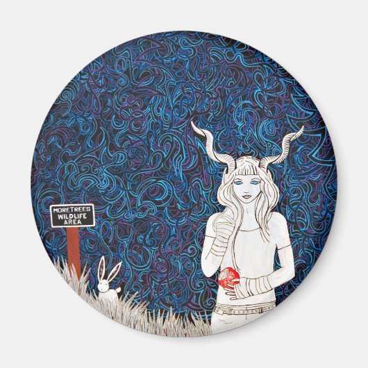 ワイルドライフマグネットバイメガンオナクリフフォード マグネット (正面)