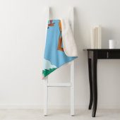 ワイルドライフラクーンチプムンクラビットディア秋ランドスカ シェルパブランケット (インサイチュ)