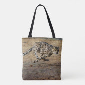 ワイルドライフランニングチータの写真 トートバッグ (裏面)