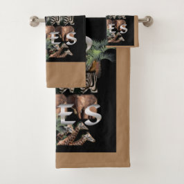 ワイルドライフ愛好家 バスタオルセット