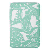 ワイルドライフ素朴バッファローベアキツネディアボーイズルーム バスマット (正面縦)