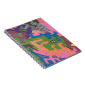 「ワイルドライフ」抽象芸術アート ノートブック (右側)