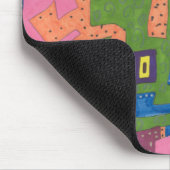 「ワイルドライフ」抽象芸術アート マウスパッド (コーナー)