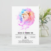 ワイルドライモダンオン誕生日 招待状 (スタンド正面)