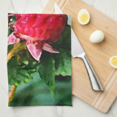 ワイルドラズベリー キッチンタオル (四つ折り)