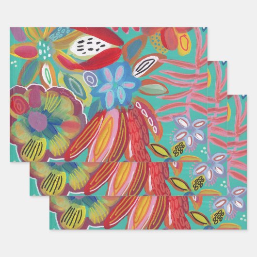 ワイルドラッピング紙シート ラッピングペーパーシート (セット)