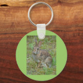 ワイルドラビットイースタンコットンテールアパレルとギフト キーホルダー (正面)