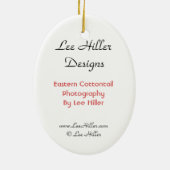 ワイルドラビットイースタンコットンテールオーナメント セラミックオーナメント (裏面)