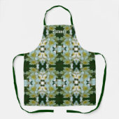 ワイルドラブリングバラフローラルパターパーソナライズされたン エプロン (正面)