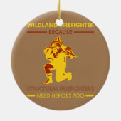ワイルドランド消防士の喫煙者  セラミックオーナメント (裏面)