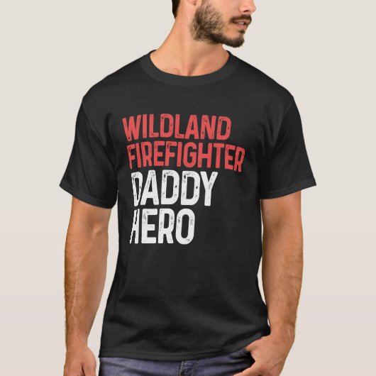 ワイルドランド消防士パパ消防士 Tシャツ (正面)