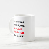 ワイルドランド消防士素晴らし。 コーヒーマグカップ (正面左)