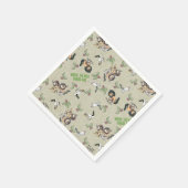 ワイルドランパスホリデーパターン スタンダードカクテルナプキン (角)