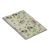 ワイルドランプスホリデーパターン ノートブック (右側)