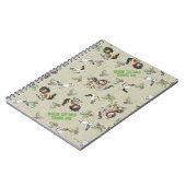 ワイルドランプスホリデーパターン ノートブック (左側)