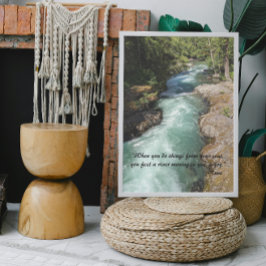 ワイルドリバールーミ詩の詩 フォトプリント           