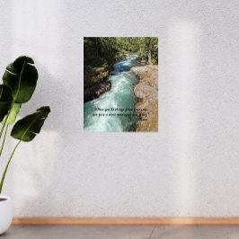 ワイルドリバールーミ詩の詩 メタルプリント