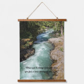 ワイルドリバールーミ詩の詩 吊り下げ型タペストリー (正面)