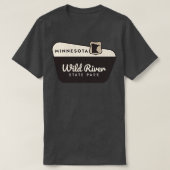 ワイルドリバー州パークミネソタウェルカムサイン Tシャツ (デザイン正面)