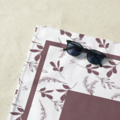 ワイルドリーフドレスモノグラム ビーチタオル (インサイチュ)