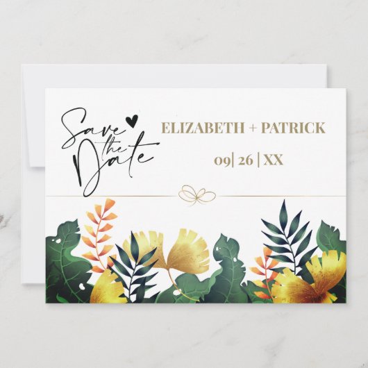 ワイルドリーフ、保存日 招待状 (正面)