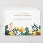 ワイルドリーフ、記念日を覚えておいて 招待状 (裏面)