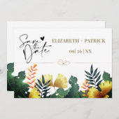 ワイルドリーフ、記念日を覚えておいて 招待状 (正面/裏面)