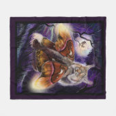 ワイルドルミネセンス フリースブランケット (正面(横))