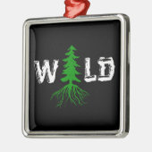ワイルドルーツアウトドア メタルオーナメント (左)
