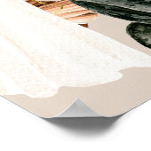 ワイルドレオパドボホレディブライダルシャワーウェルカムサイン ポスター (角)