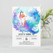 ワイルドレッドキツネワンダーランド誕生日 招待状 (スタンド正面)