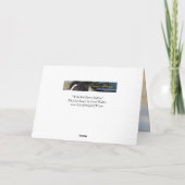 ワイルドレッドデザートスタリオン - グリーティングカード サンキューカード (裏面)