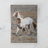 ワイルドレッドデザートマレスとフォール – Greeting Card カード (内部)