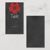 ワイルドレッドローゼシャルボードテーブルカード プレイスカード (正面/裏面)