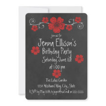 ワイルドレッドローゼズシャルボードパーティー